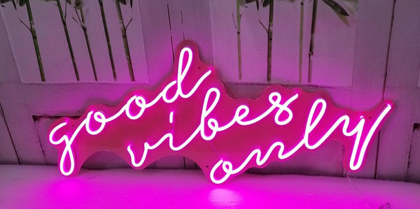Good vibes only - neonskylt