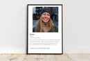 Poster - Personlig text och bild