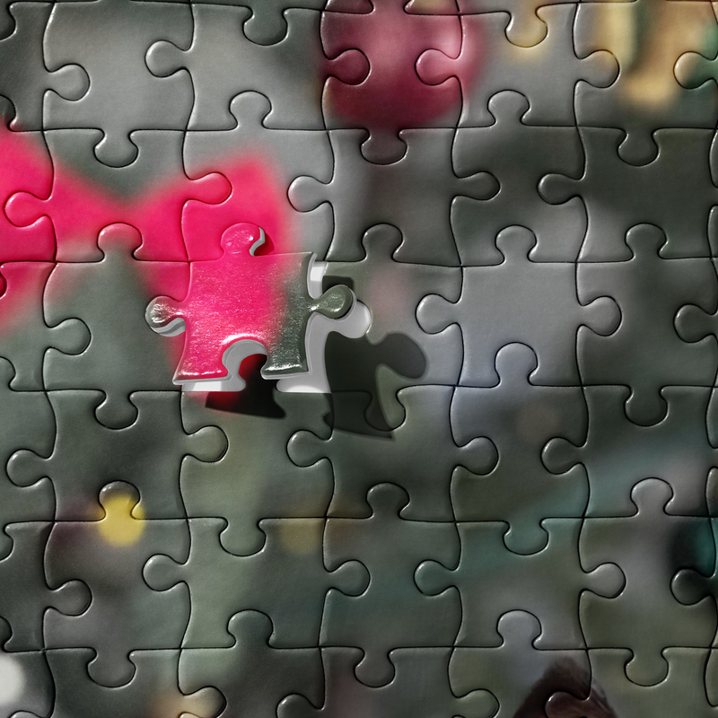 Pussel - med ditt tryck