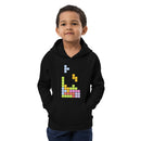 Hoodie för barn med tetris