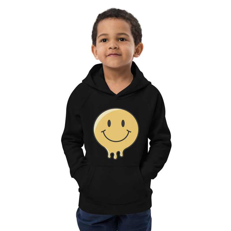 Hoodie för barn med smältande smiley