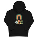 Hoodie för barn med texten "Good vibes"