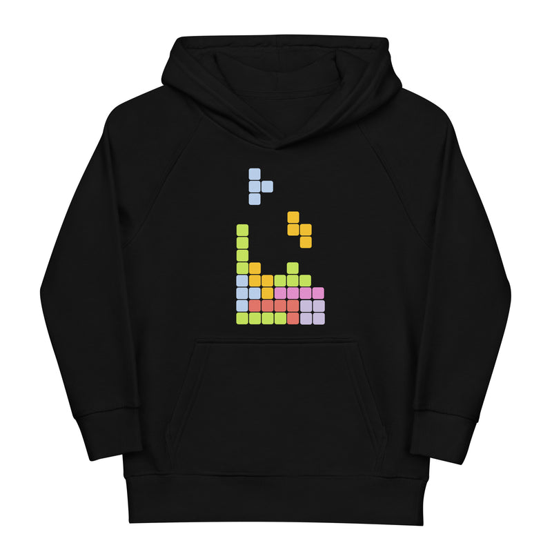Hoodie för barn med tetris