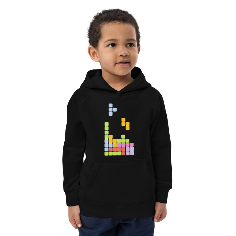 Hoodie för barn med tetris