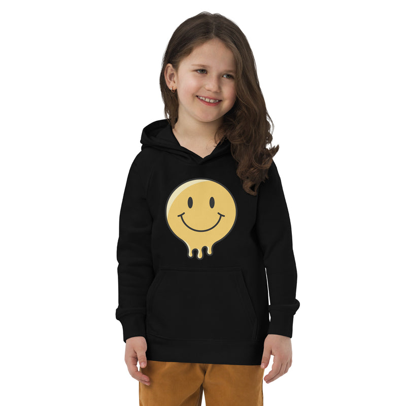 Hoodie för barn med smältande smiley