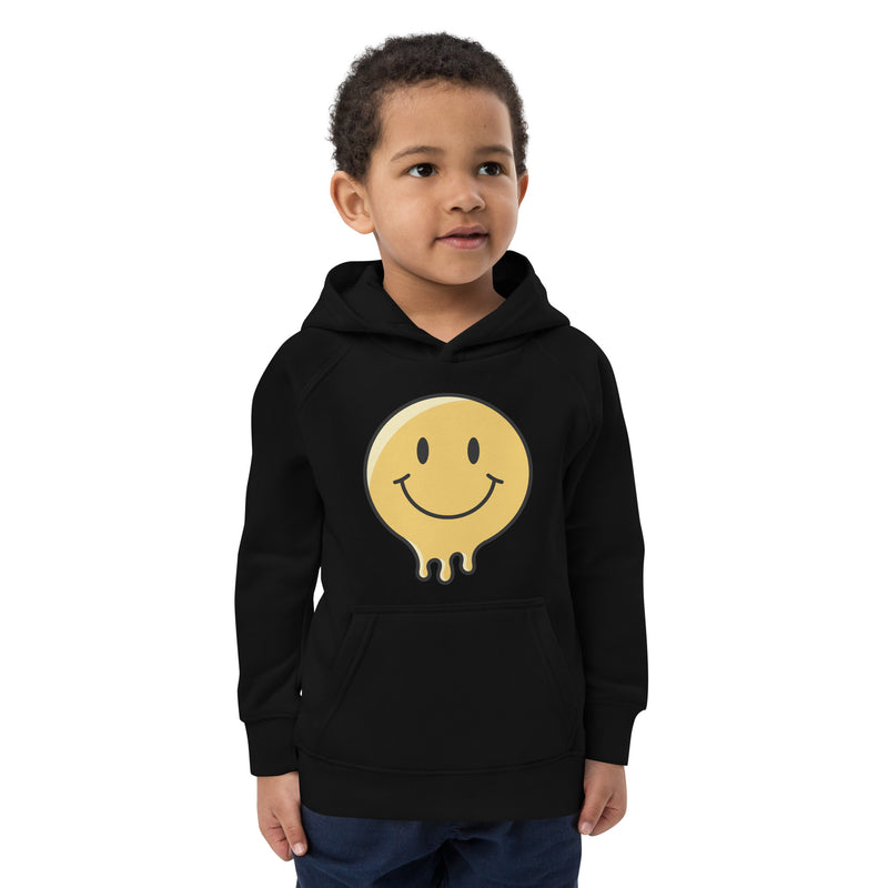 Hoodie för barn med smältande smiley