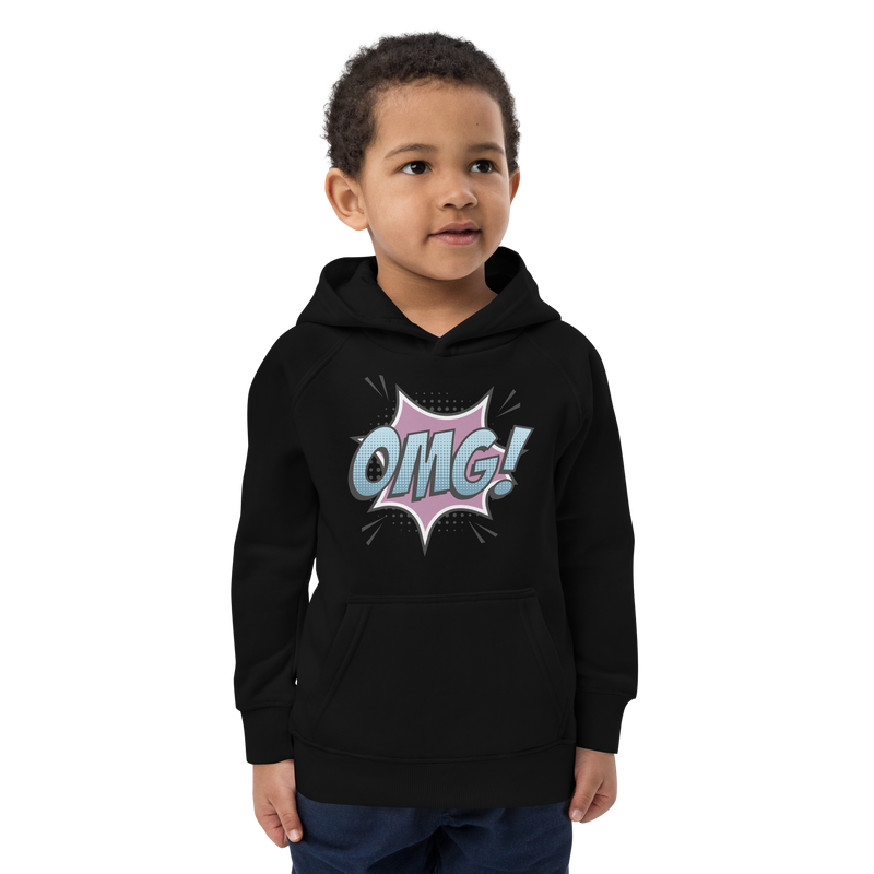 Hoodie för barn med texten "OMG!"