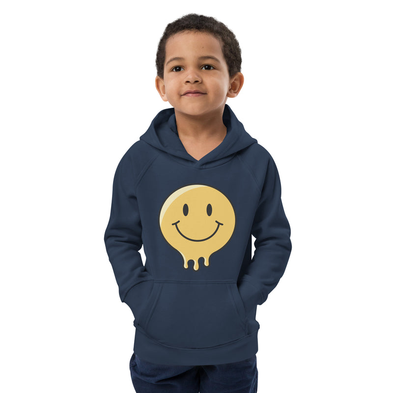 Hoodie för barn med smältande smiley