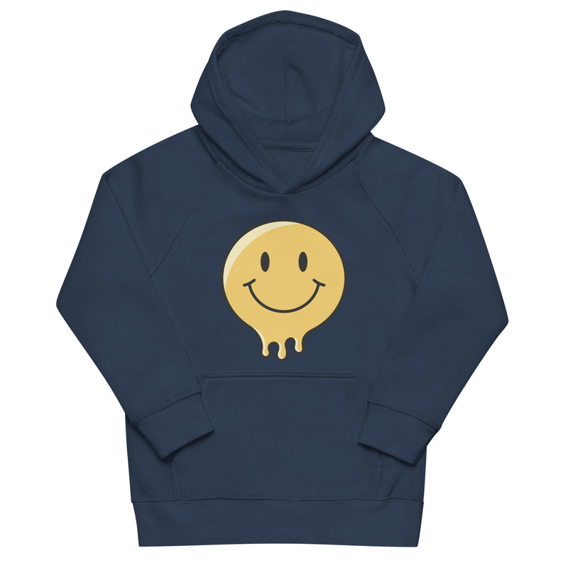 Hoodie för barn med smältande smiley