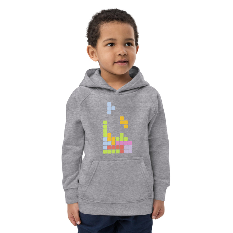 Hoodie för barn med tetris