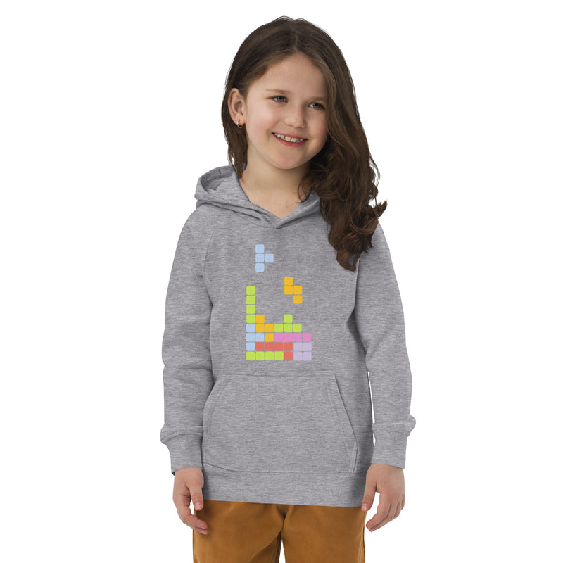 Hoodie för barn med tetris