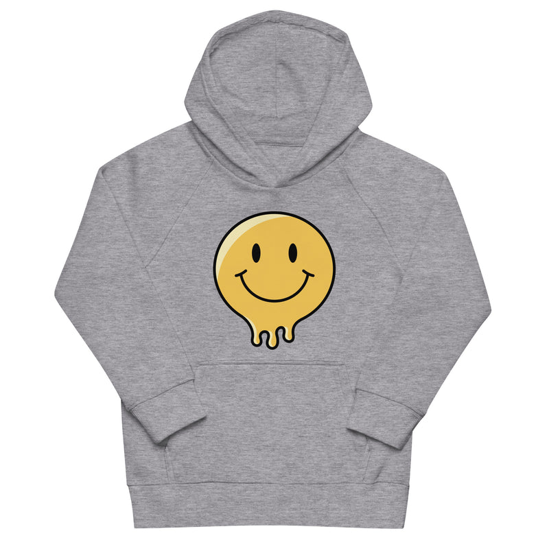 Hoodie för barn med smältande smiley