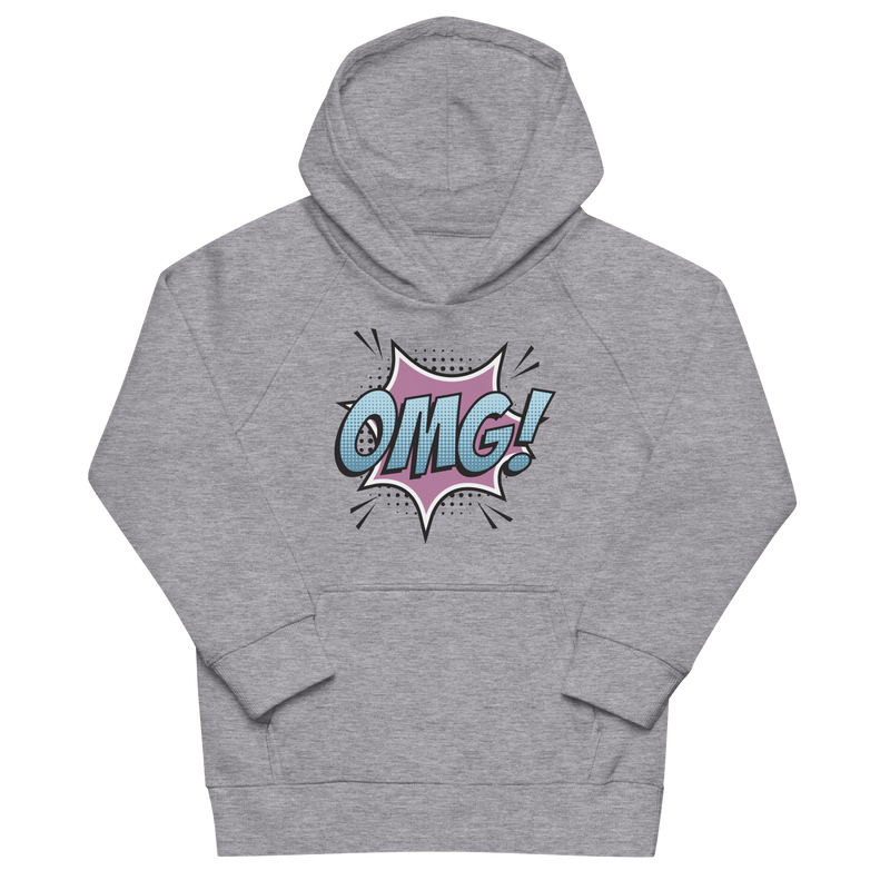 Hoodie för barn med texten "OMG!"