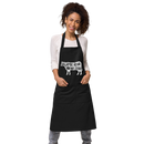 Förkläde med texten "Sallad? Det är vad min mat äter"