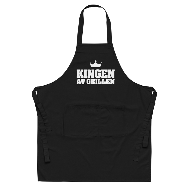 Förkläde med texten "Kingen av grillen"