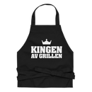 Förkläde med texten "Kingen av grillen"