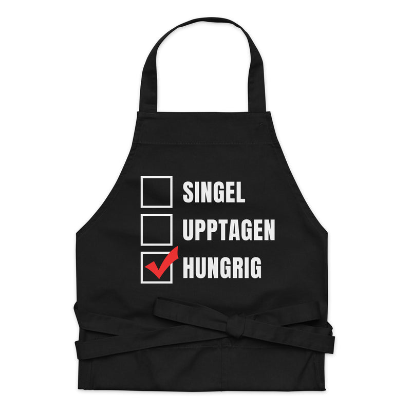 Förkläde med texten "Hungrig"