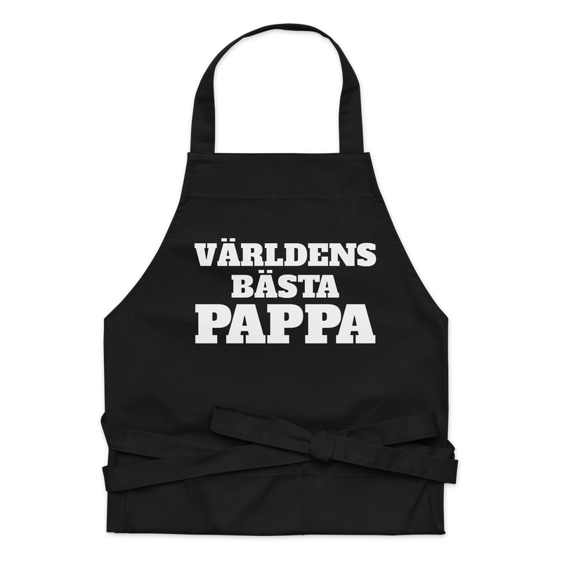 Förkläde med texten "Världens bästa pappa"