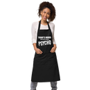 Förkläde med texten "Todays mood"