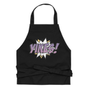 Förkläde med texten "YIKES!"