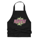 Förkläde med texten "KAPOW"