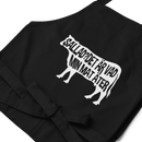 Förkläde med texten "Sallad? Det är vad min mat äter"