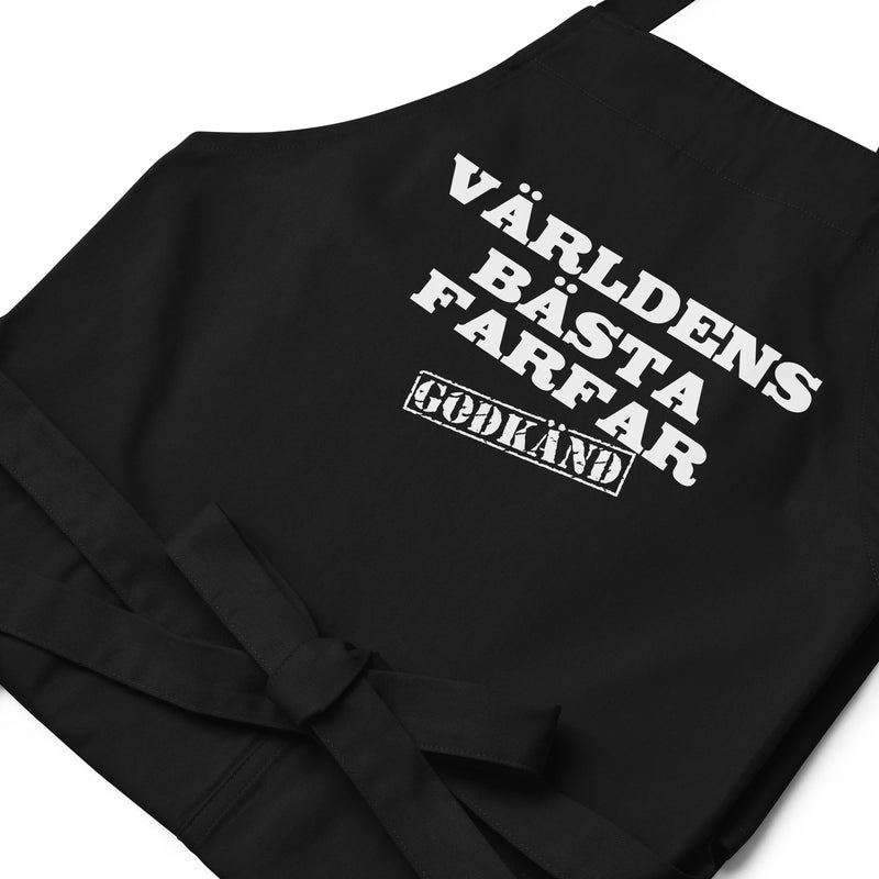 Förkläde med texten "Världens bästa farfar"