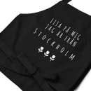 Förkläde med texten "Lita på mig jag är från stockholm"