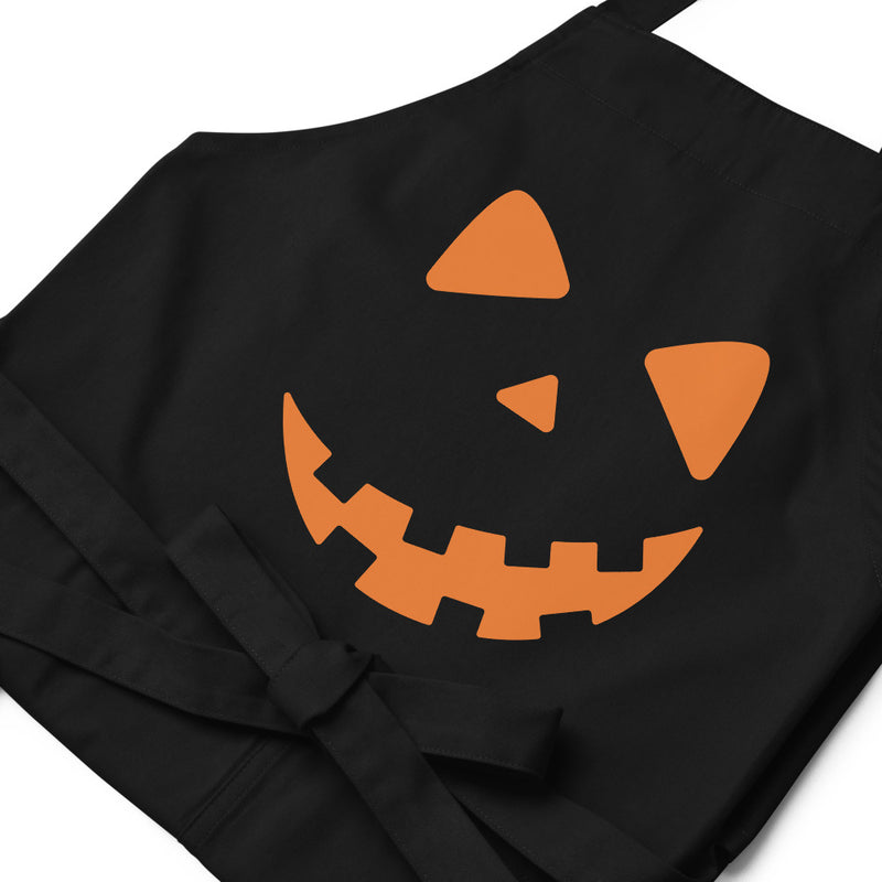 Förkläde med texten "Halloween pumpa"