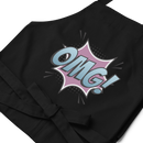 Förkläde med texten "OMG!"