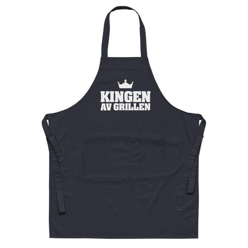 Förkläde med texten "Kingen av grillen"