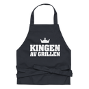 Förkläde med texten "Kingen av grillen"