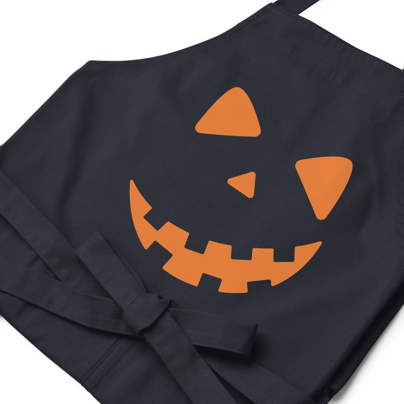 Förkläde med texten "Halloween pumpa"