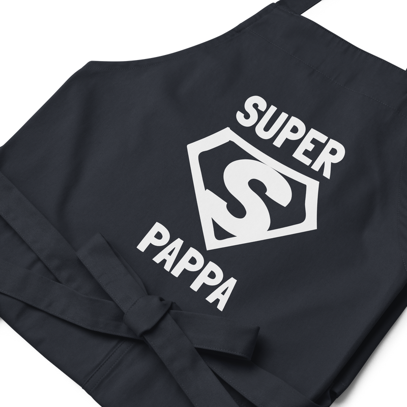 Förkläde med texten "SUPER PAPPA"