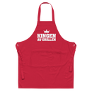 Förkläde med texten "Kingen av grillen"