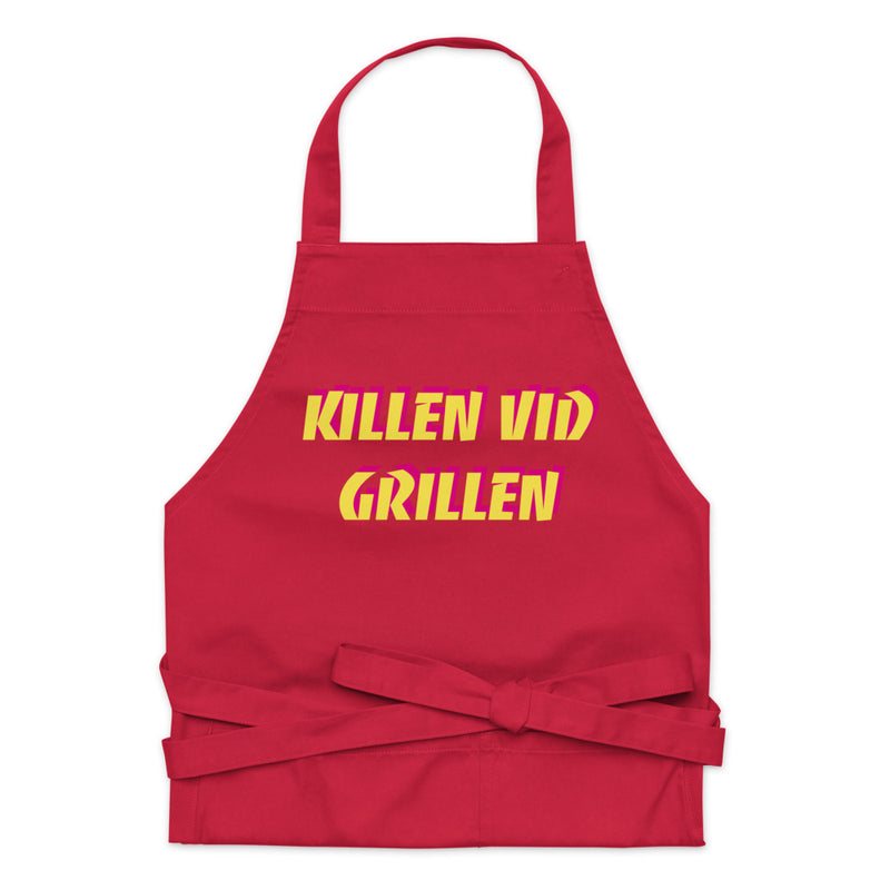 Förkläde med texten "Killen vid grillen"