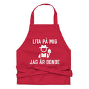 Förkläde med texten "Lita på mig, jag är bonde"