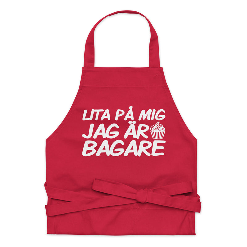 Förkläde med texten "Lita på mig, jag är bagare"