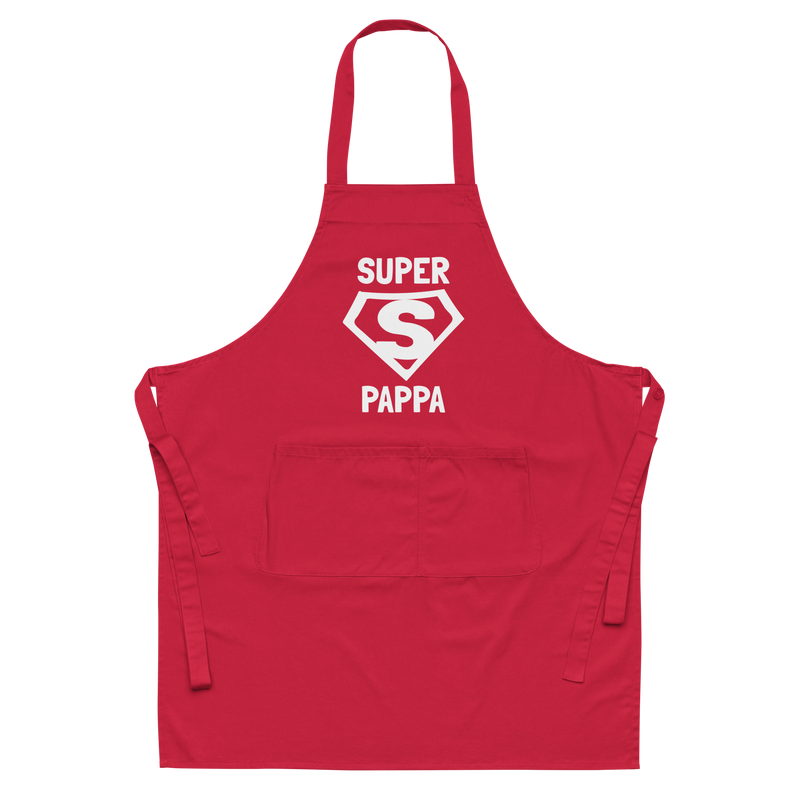 Förkläde med texten "SUPER PAPPA"