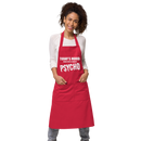 Förkläde med texten "Todays mood"