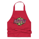 Förkläde med texten "KAPOW"