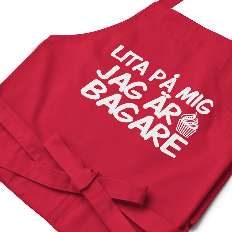 Förkläde med texten "Lita på mig, jag är bagare"