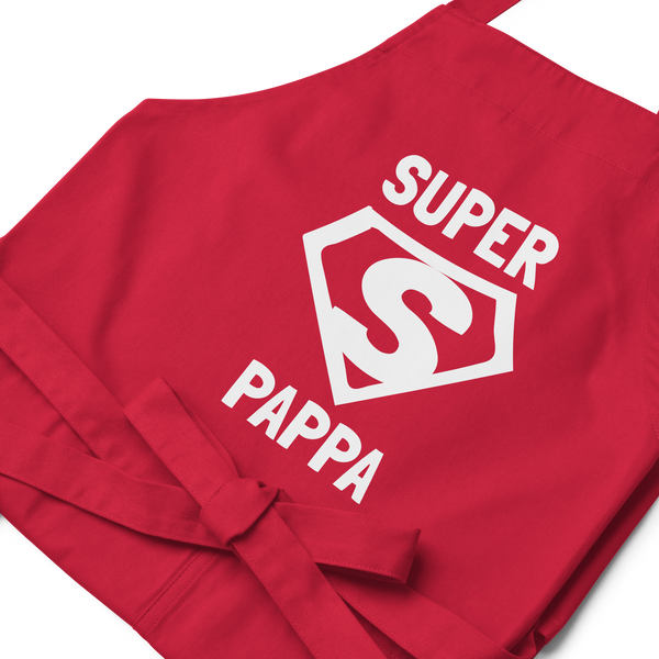Förkläde med texten "SUPER PAPPA"