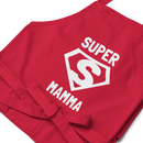 Förkläde med texten "SUPER MAMMA"