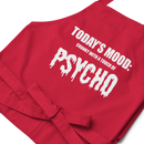 Förkläde med texten "Todays mood"