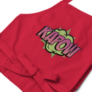 Förkläde med texten "KAPOW"