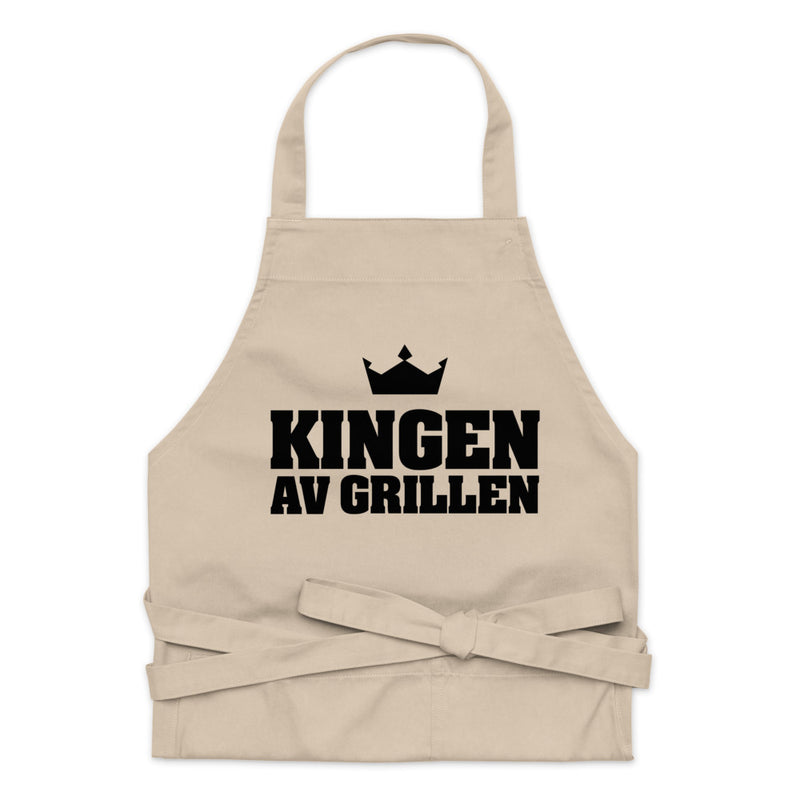 Förkläde med texten "Kingen av grillen"