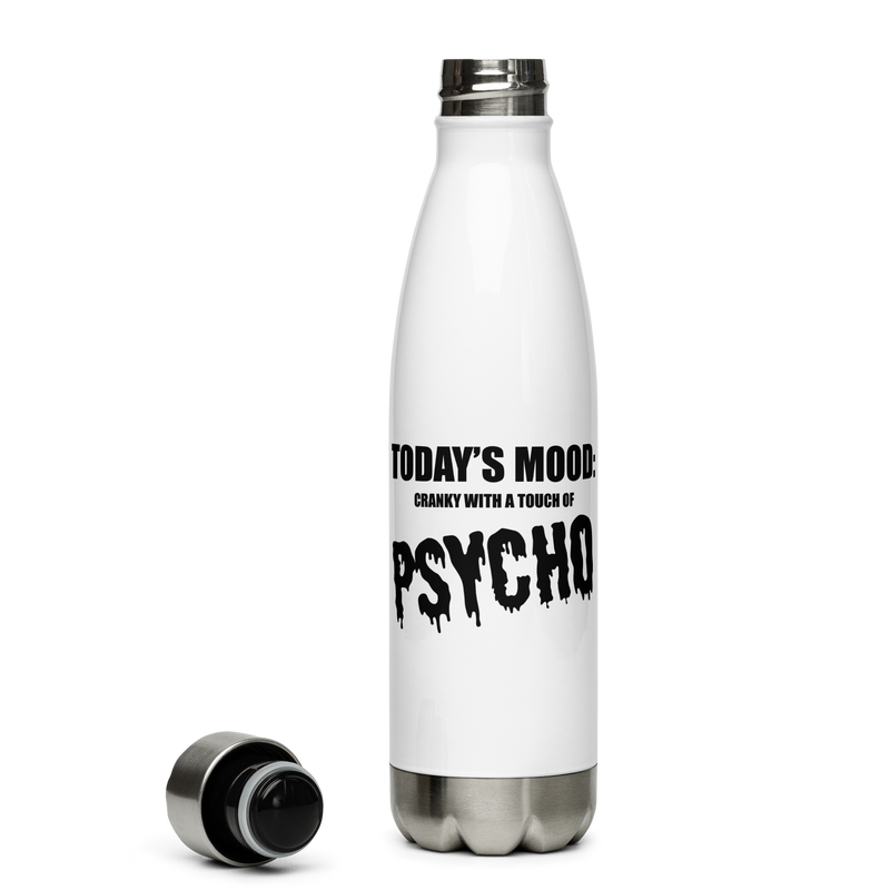 Vattenflaska i stål med texten - Todays mood