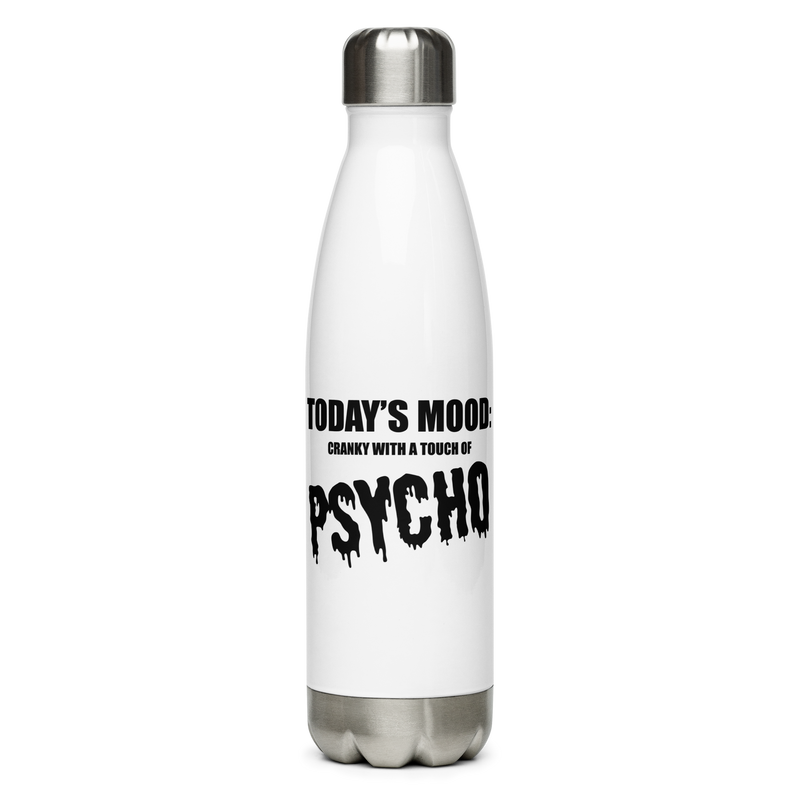 Vattenflaska i stål med texten - Todays mood