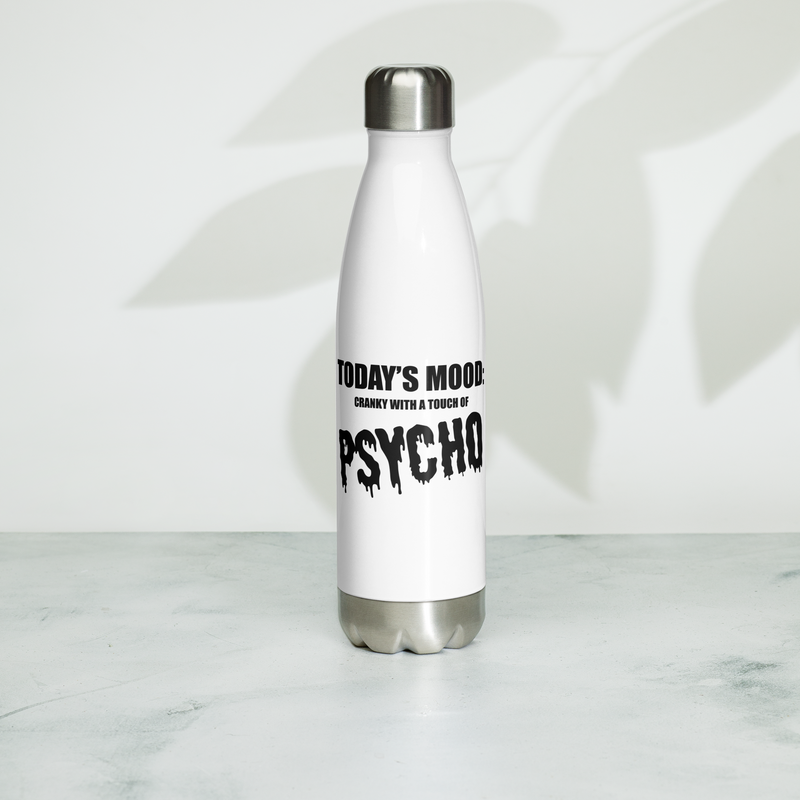 Vattenflaska i stål med texten - Todays mood